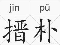 搢朴的拼音 搢朴是什么意思 搢朴的相关汉字,词语,成语诗词 搢朴的